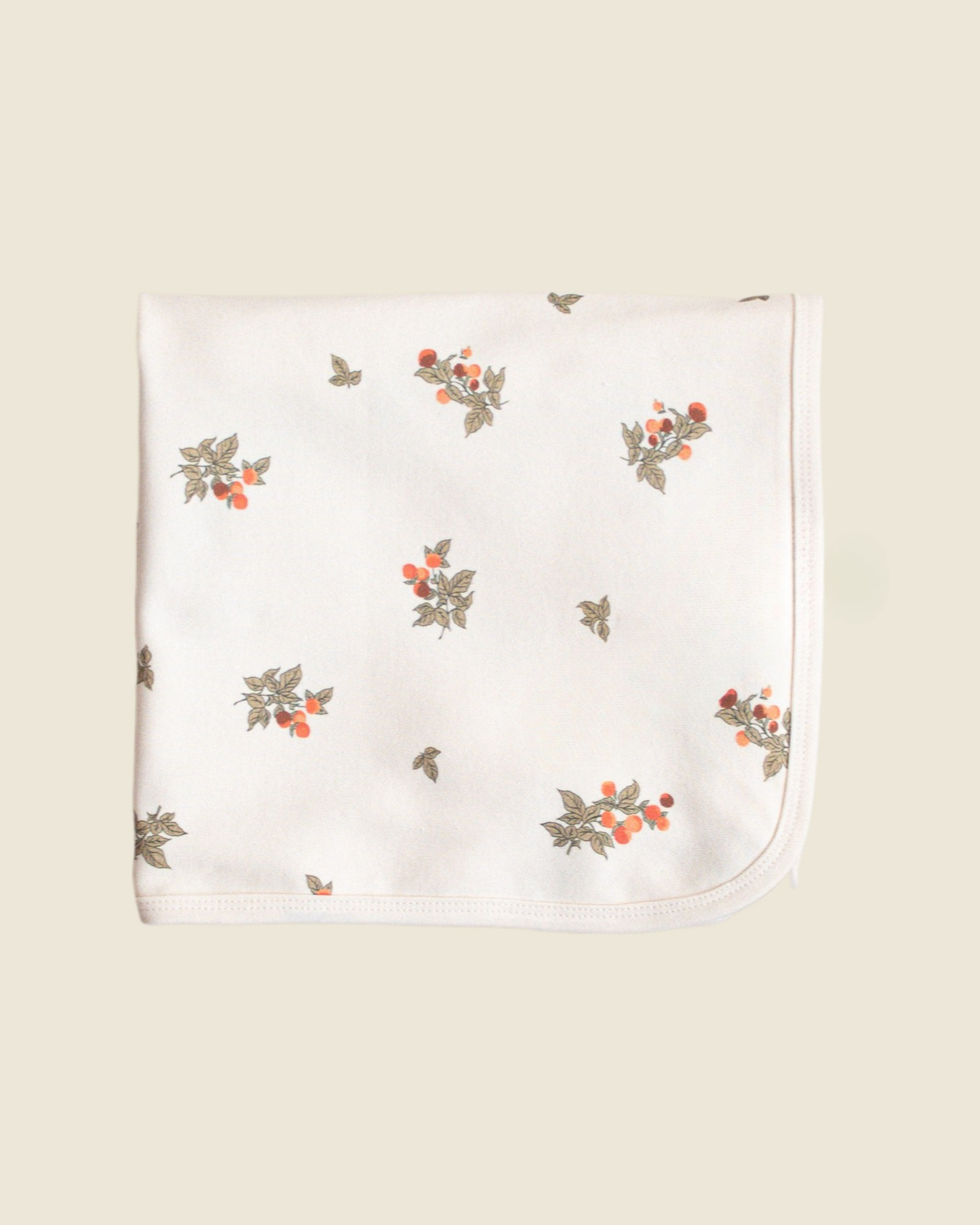 Şeftali Bahçesi Çift Katlı 85×75 Cm Battaniye - Minnola bebek battaniyesi